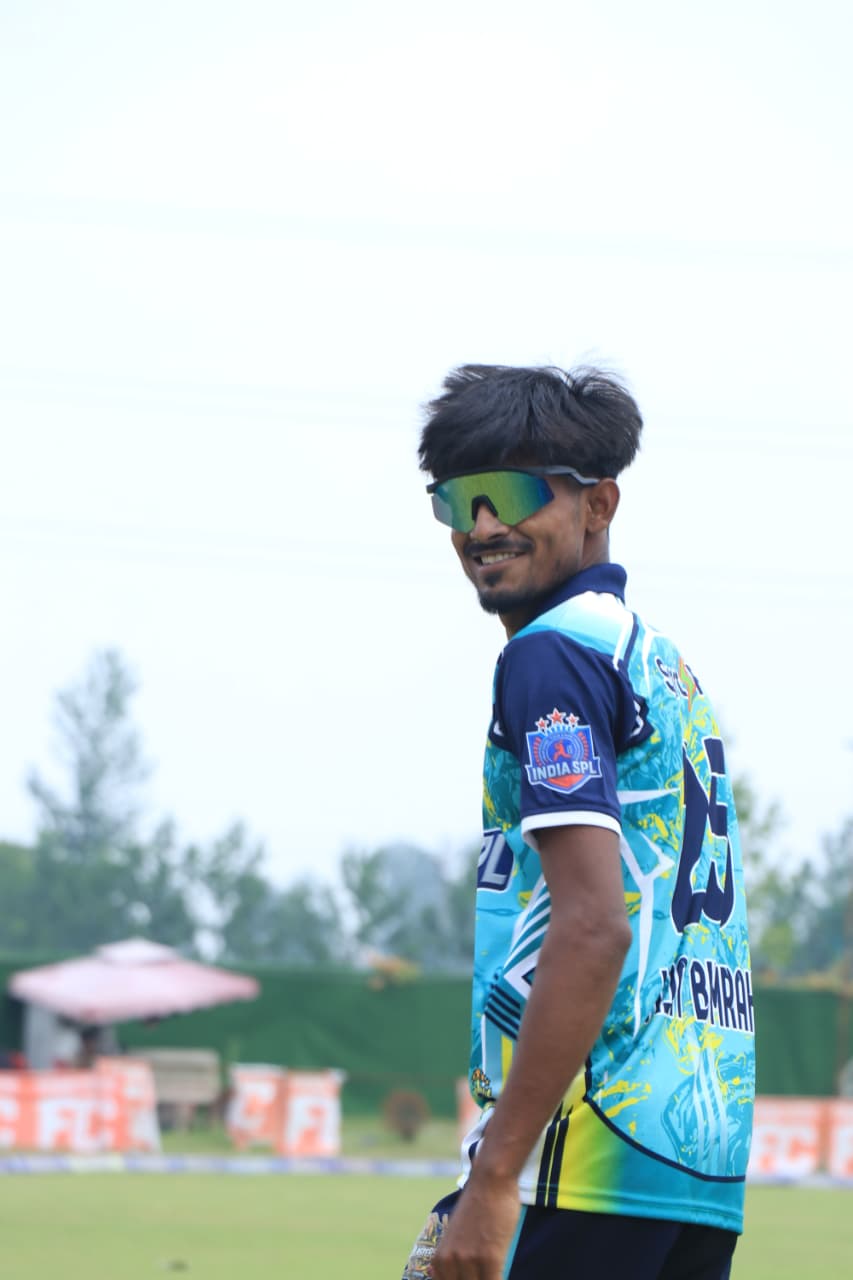 Player with bat